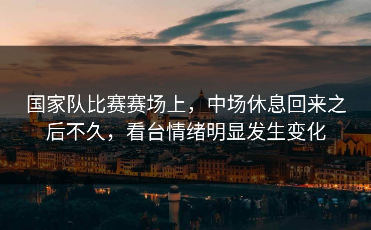国家队比赛赛场上，中场休息回来之后不久，看台情绪明显发生变化