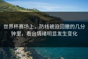 世界杯赛场上，防线被迫回撤的几分钟里，看台情绪明显发生变化